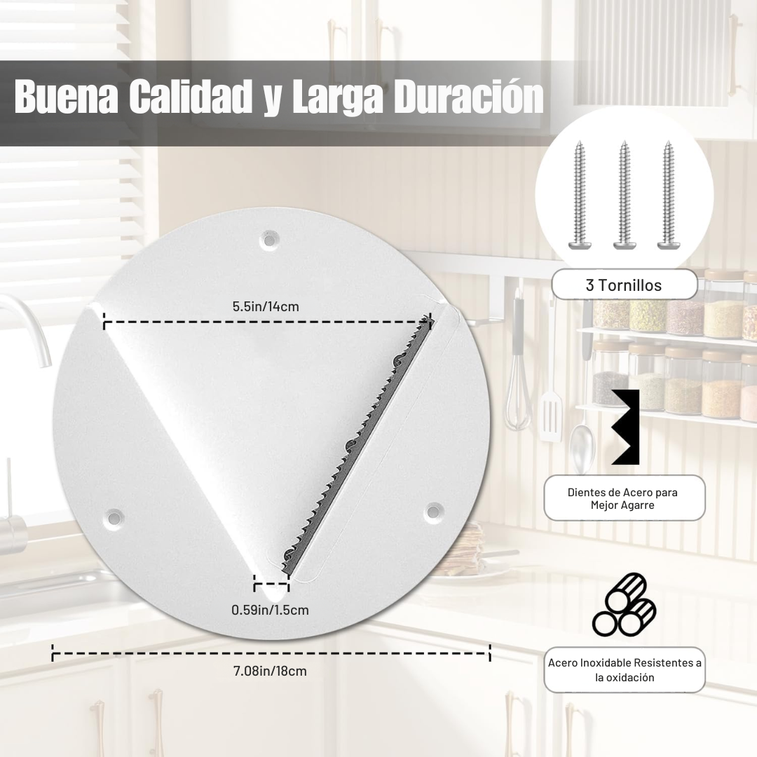 TwisterPowerJar - Abridor de frascos de acero inoxidable de fácil uso.