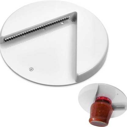 TwisterPowerJar - Abridor de frascos de acero inoxidable de fácil uso.