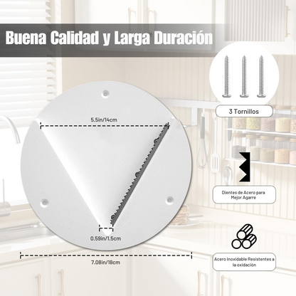 TwisterPowerJar - Abridor de frascos de acero inoxidable de fácil uso.
